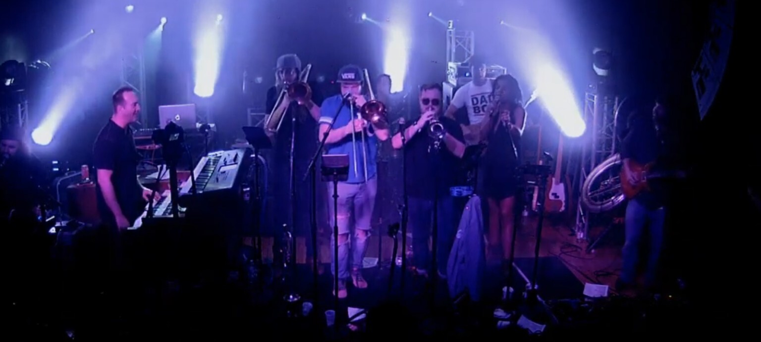 Umphrey’s Strikes Brass performing at Asheville Music Hall